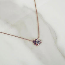 Load image into Gallery viewer, AQUAMARINE PUDDLE NECKLACE