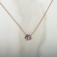 Load image into Gallery viewer, AQUAMARINE PUDDLE NECKLACE