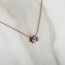 Load image into Gallery viewer, AQUAMARINE PUDDLE NECKLACE