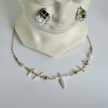 Load image into Gallery viewer, PEARL BONE NECKLACE