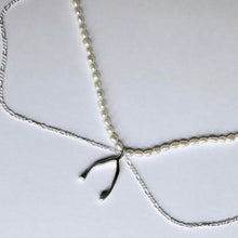 Load image into Gallery viewer, WISHBONE PEARL NECKLACE
