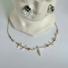 Load image into Gallery viewer, PEARL BONE NECKLACE
